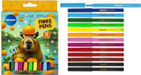 Centrum felt tip pens Capybara 12 pieces colourful drawing fun