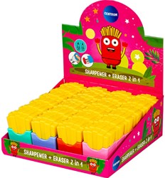 Centrum 24 pencil sharpeners with eraser 81025