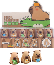 Centrum pencil sharpeners Capybara - 24 pieces - cute sharpeners display