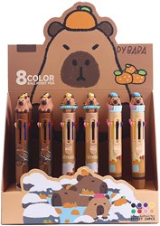 Centrum ball pen Capybara 8 colors 24 pieces toy pen