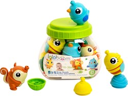 Lalaboom Educational beads with 3 animals (21 pcs)