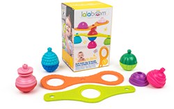 Lalaboom educational beads building set - 10 pieces - colorful toy