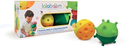 Lalaboom Sensory balls and educational beads (12 pcs)