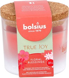 Bolsius Geurkaars in glas True Joy floral  blessings 66x83 mm