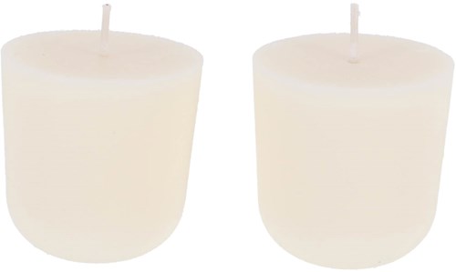 Bolsius Clean Light refill pack 2 Zero vegan candles white-2