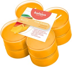 Bolsius Maxilichten True Scents Mango  8 stuks 8 uur