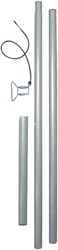 Eduplay steel pole set with rope and handle for optimal shade