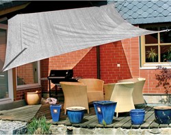 Eduplay sun sail grey 6x4m - UV protection water-resistant