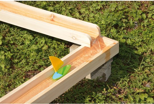 Eduplay water track toy set - 12 pieces - wooden educational game
