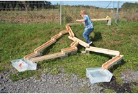 Eduplay water track toy set - 12 pieces - wooden educational game-2