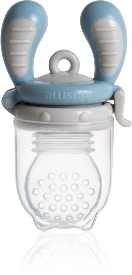 KidsMe Food Feeder fruit teat sucking bag for baby Size L Azure