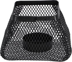 Theelichthouder Sjoerd modern steel tealight holder wire basket 13x13x10 cm