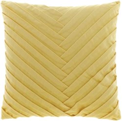 Cushion decorative cotton 45x45 light yellow indoor decor