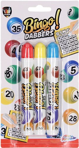 Creative Craft Group bingo marker set - 3 colors - bingo dabber pens