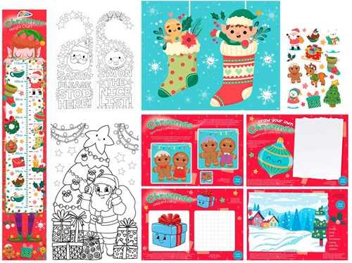 Grafix craft set Christmas portable creative toy for children-2