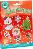 XMAS Diamond Painting Stickers, 12st.