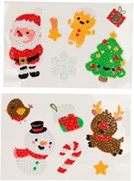 XMAS Diamond Painting Stickers, 12st.-2