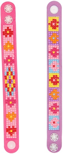 Grafix diamond painting bracelet craft set pink - creative toy-2