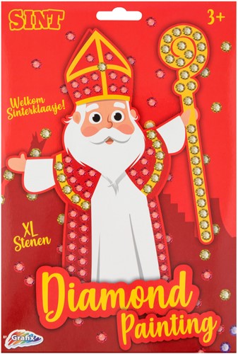 Diamond painting Sint met XL stenen-2