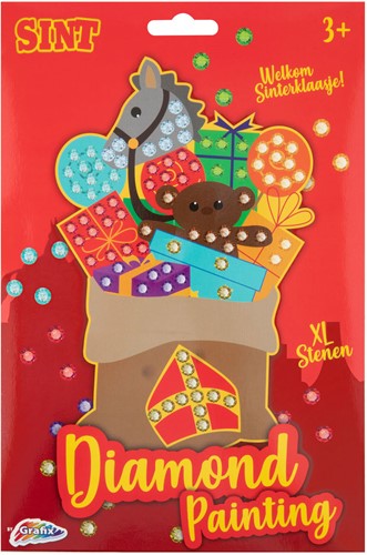 Diamond painting Sint met XL stenen-3