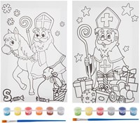 Sinterklaas Canvas Schilderen Op Nummer-2