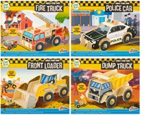 Creative Craft Group wooden 3D vehicle construction kit toy