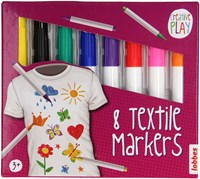 Lobbes Textielmarkers, 8st.