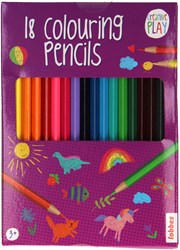Colored pencils set 18 pieces for kids - creative drawing fun