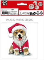 Maak je eigen Kerstkaarten Diamond Painting, 2st.-3