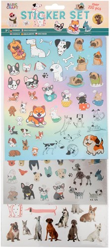 Creative Craft Group dog sticker set - 100 stickers for kids