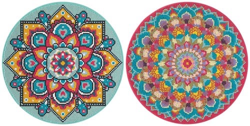 Diamond Painting Mandala Canvas, 30cm-2
