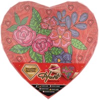 Creative Craft Group diamond painting heart canvas craft set 29x29 cm-2