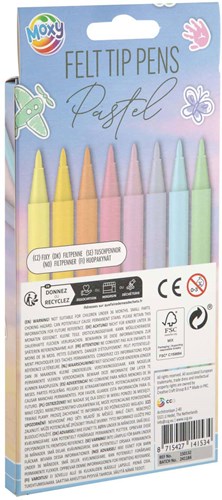 Viltstiften Pastel, 8st.-2
