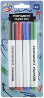 Permanent Markers, 4st.