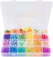 Pony Beads & Accessoires in Opbergdoos, 18 Kleuren-2