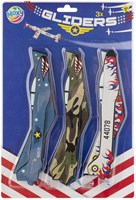 Creative Craft Group foam airplane toy set of 3 multi color-2