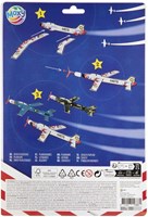 Creative Craft Group foam airplane toy set of 3 multi color