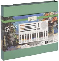 Aquarel Art Verf- en Tekenset, 21dlg.-3