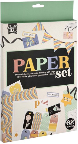 Knutsel Papier met Print Gemend A4