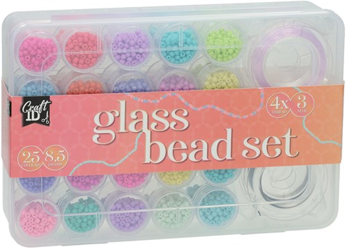 Glaskralen, 25 kleuren