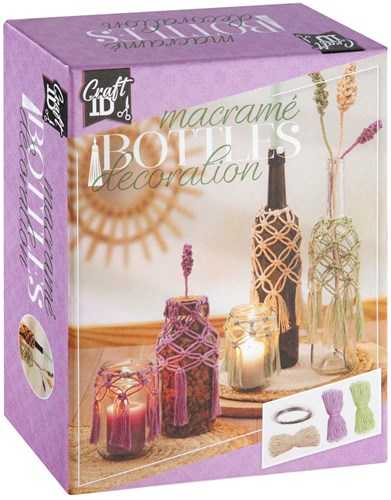 Macrame Flessen Decoreren met Bloemen