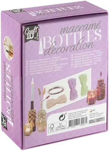 Macrame Flessen Decoreren met Bloemen-3