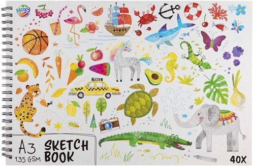 Schetsboek A5, 40 Vellen