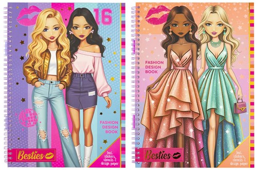 Creative Craft Group fashion design book A4 with accessories for kids