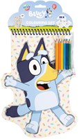Creative Craft Group Bluey colouring set pencils and stickers