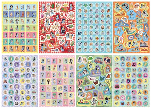 Creative Craft Group Bluey sticker book glitter stickers crafts-2