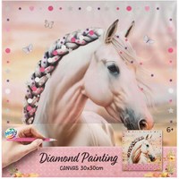 Diamond painting canvas horse 30x30 cm creative crafting