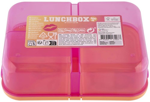Creative Craft Group kids lunchbox with cheerful print 900ml-3