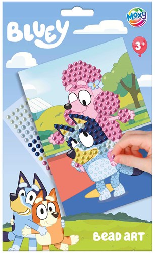 Creative Craft Group Bluey bead art set A5 creative craft fun for kids