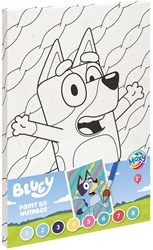 Creative Craft Group Bluey paint by numbers canvas craft set 29.7x19.5 cm